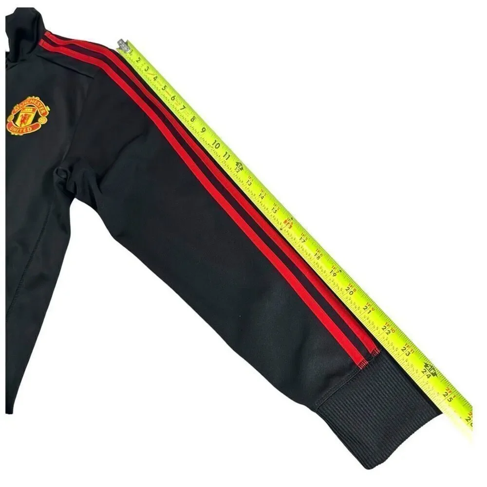 Adidas Manchester United Track Jacket Black Size Small